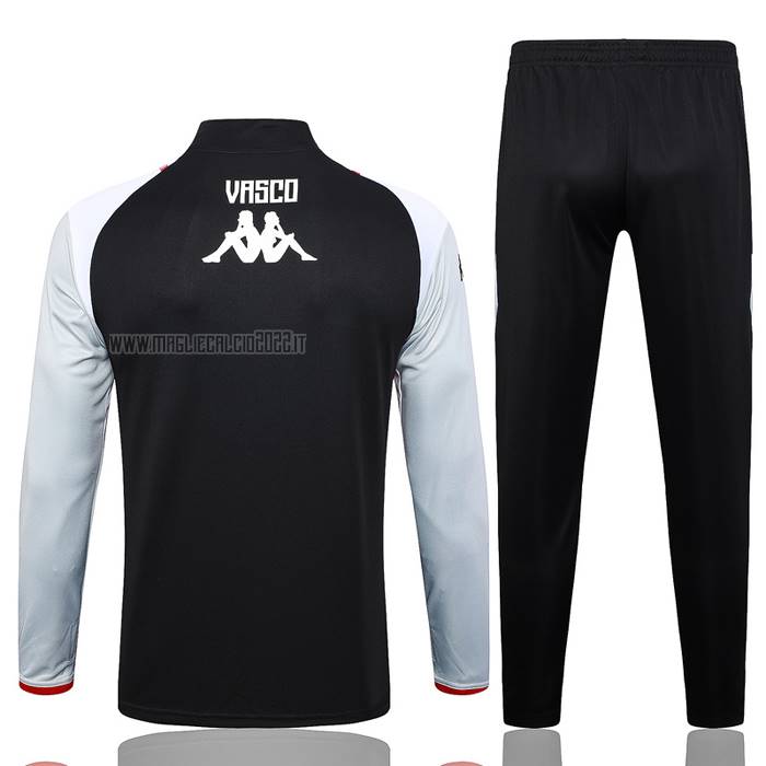 Tuta da Track de Felpa del CR Vasco da Gama 2023-2024 Nero